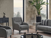 Focus 3-pieces (Sofa & Loveseat & Chair) Livingroom in Grey - 200-SER-FOC-PINAR18-321