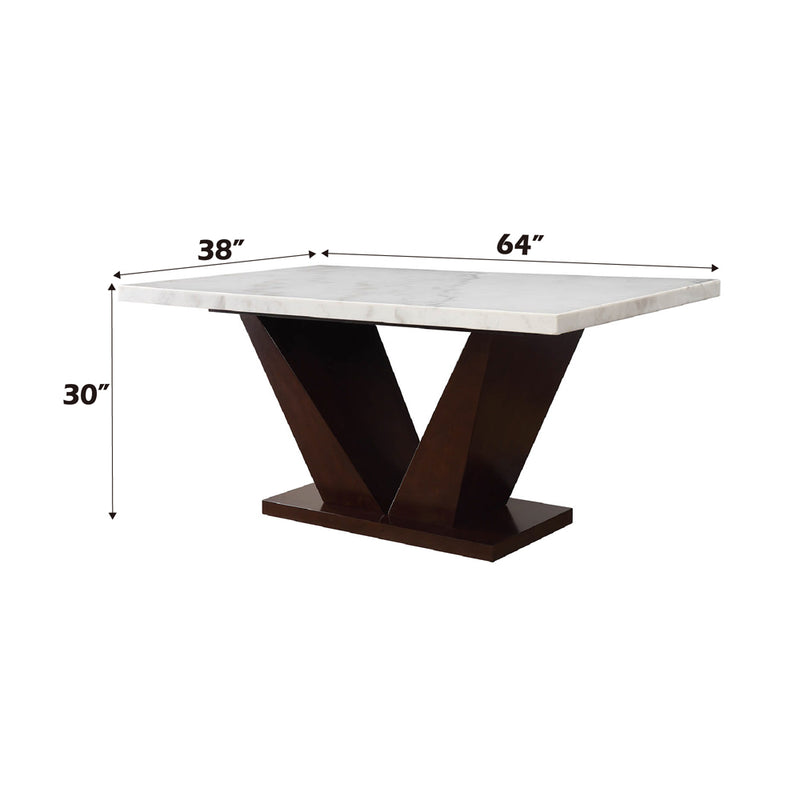 Forbes Dining Table W/Marble Top - 72120