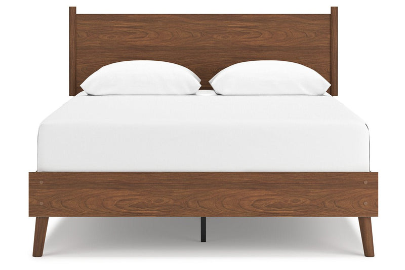 Fordmont Cognac Queen Panel Bed - Gate FurnitureQueen Bed