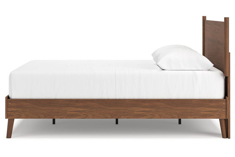 Fordmont Cognac Queen Panel Bed - Gate FurnitureQueen Bed