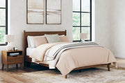 Fordmont Cognac Queen Panel Bed - Gate FurnitureQueen Bed