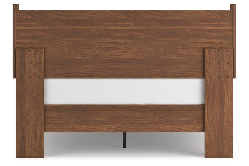 Fordmont Cognac Queen Panel Bed - Gate FurnitureQueen Bed