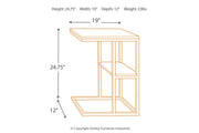 Forestmin Natural/Black Accent Table - Gate FurnitureTable