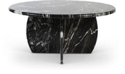 Formentera Marble Coffee Table in Black - 219Black-CT