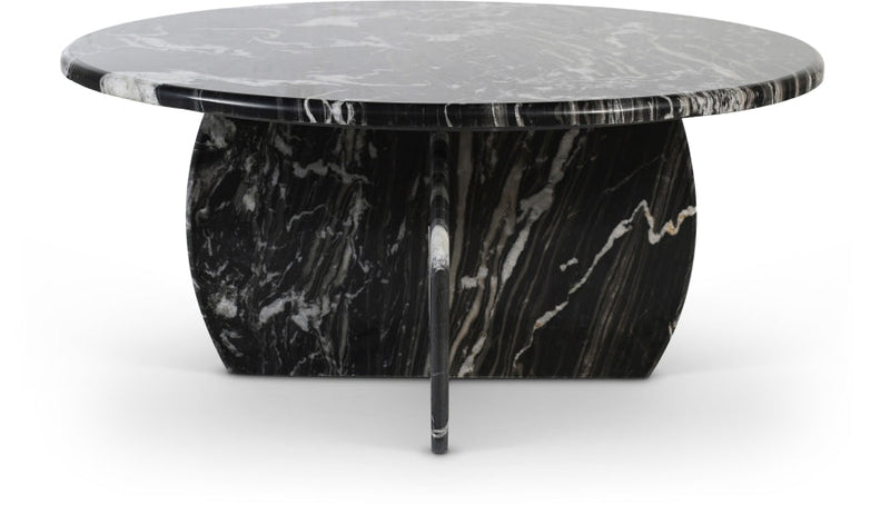 Formentera Marble Coffee Table in Black - 219Black-CT