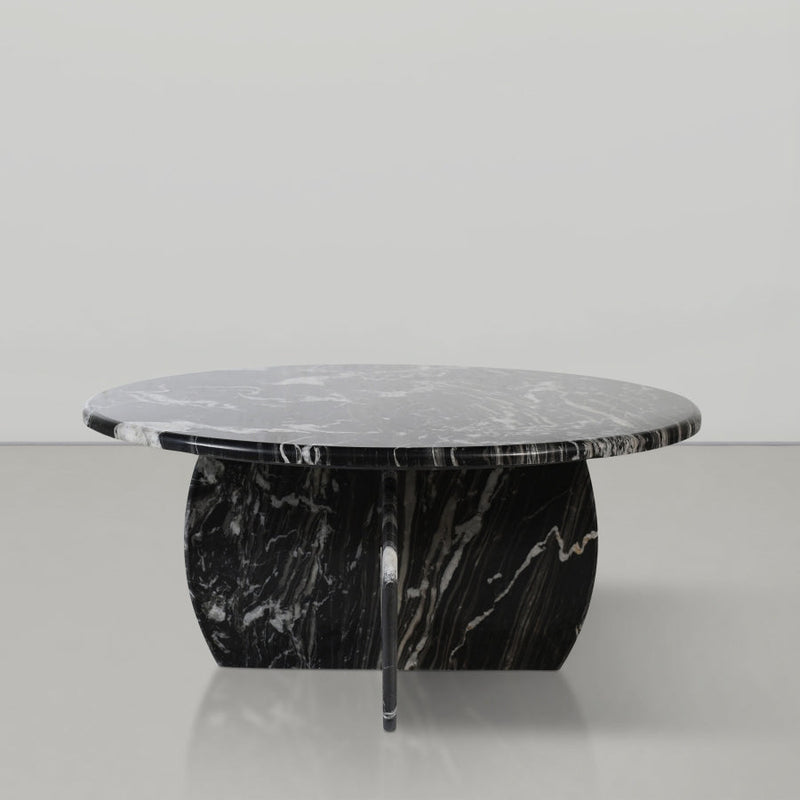 Formentera Marble Coffee Table in Black - 219Black-CT