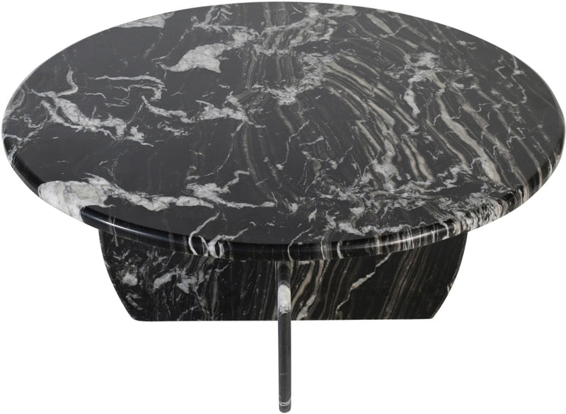 Formentera Marble Coffee Table in Black - 219Black-CT