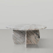 Formentera Marble Coffee Table in Brown - 219Brown-CT