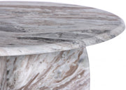 Formentera Marble Coffee Table in Brown - 219Brown-CT
