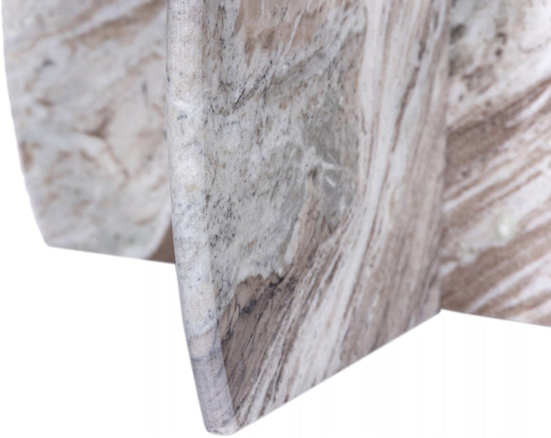 Formentera Marble Coffee Table in Brown - 219Brown-CT