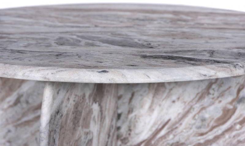 Formentera Marble Coffee Table in Brown - 219Brown-CT