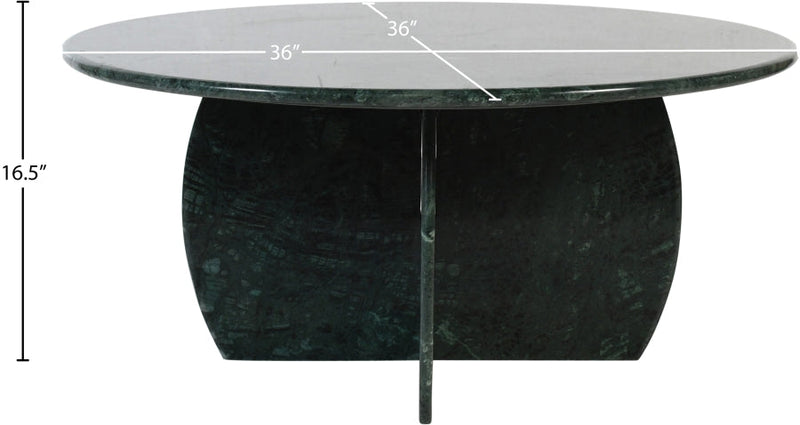 Formentera Marble Coffee Table in Green - 219Green-CT