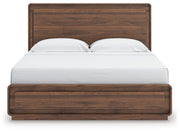 Fortlorn King Panel Bed and 2 Nightstands - PCB386B9