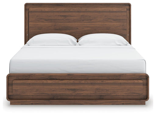 Fortlorn King Panel Bed and 2 Nightstands - PCB386B9