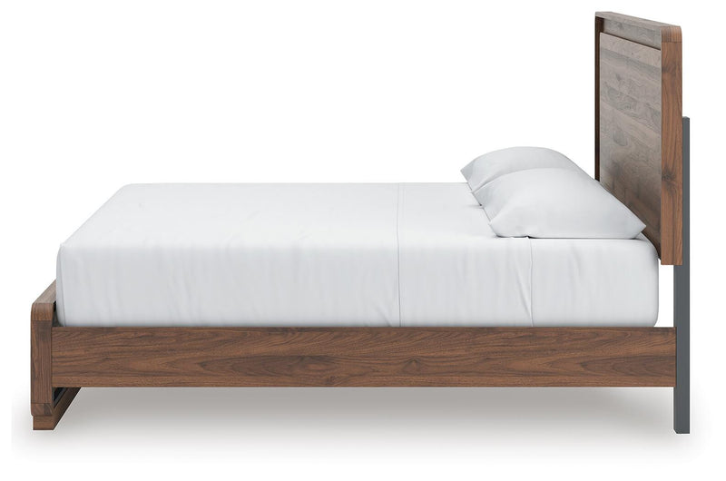 Fortlorn King Panel Bed, Dresser, Mirror and Nightstand - PCB386B14