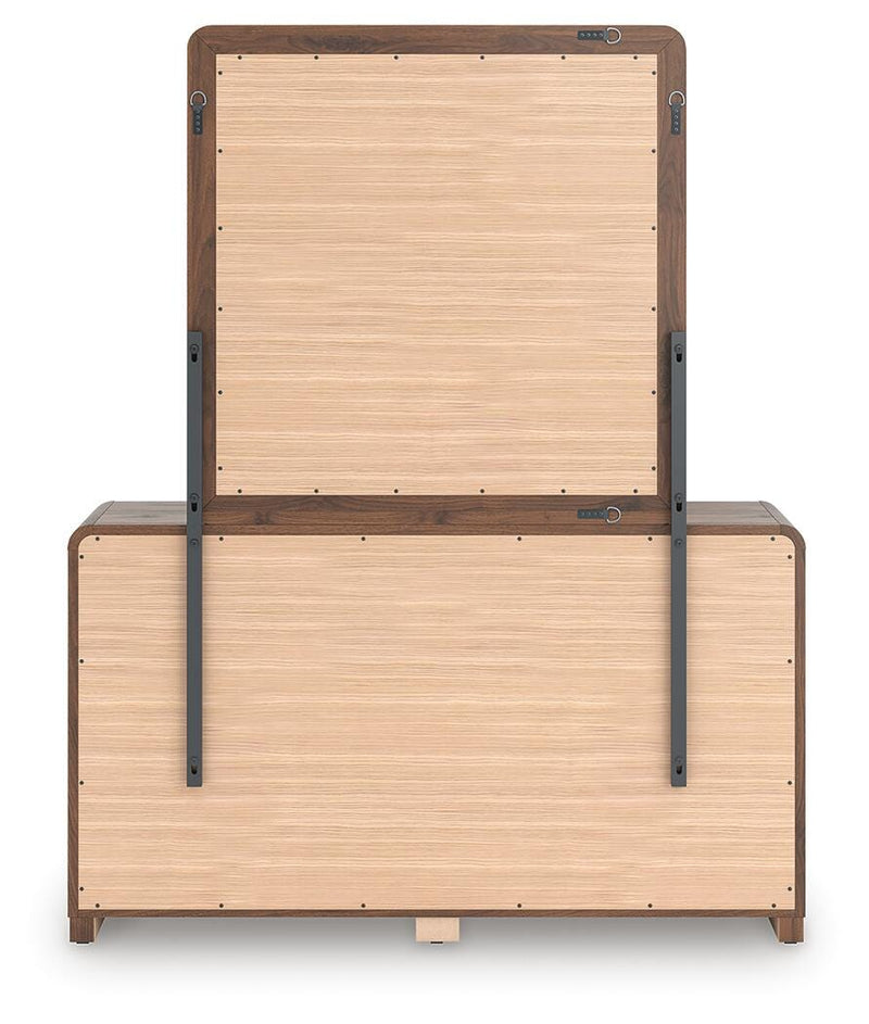 Fortlorn Queen Panel Bed, Dresser and Mirror - PCB386B3