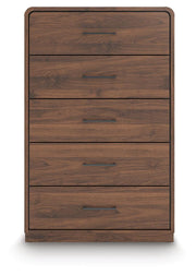 Fortlorn Queen Panel Bed, Dresser, Chest and 2 Nightstands - PCB386B10