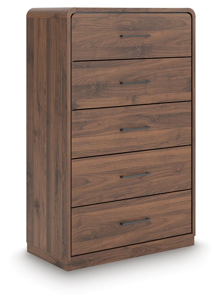 Fortlorn Queen Panel Bed, Dresser, Mirror, 2 Chests and 2 Nightstands - PCB386B12
