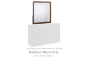Fortlorn Walnut Brown Bedroom Mirror - PCB386-36