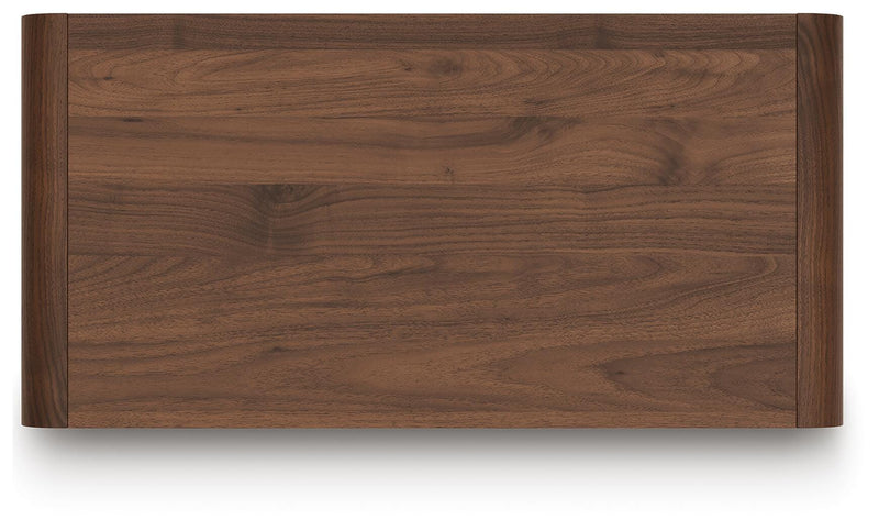 Fortlorn Walnut Brown Chest of Drawers - PCB386-46