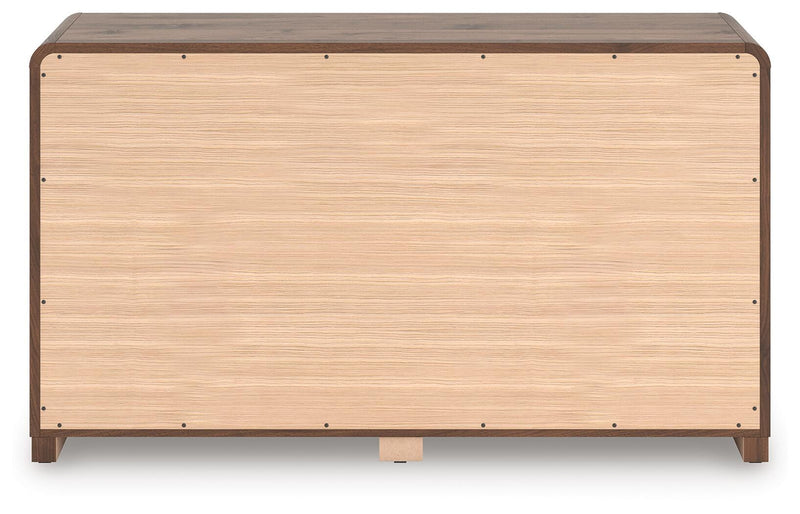 Fortlorn Walnut Brown Dresser - PCB386-31