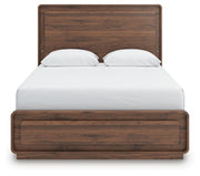 Fortlorn Walnut Brown Queen Panel Bed - PCB386B2