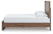 Fortlorn Walnut Brown Queen Panel Bed - PCB386B2