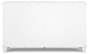 Fortman Twin Panel Storage Bed and Dresser in White - PKG023785