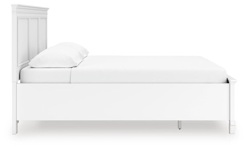 Fortman White California King Panel Storage Bed - B680B23