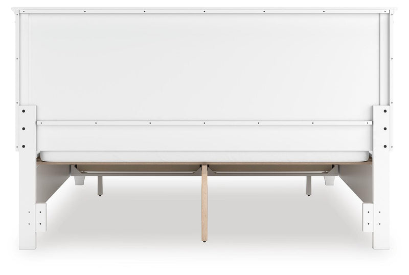 Fortman White California King Panel Storage Bed - B680B23
