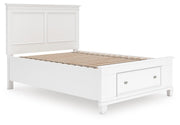 Fortman White Full Panel Storage Bed - B680B25