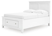 Fortman White Full Panel Storage Bed - B680B25