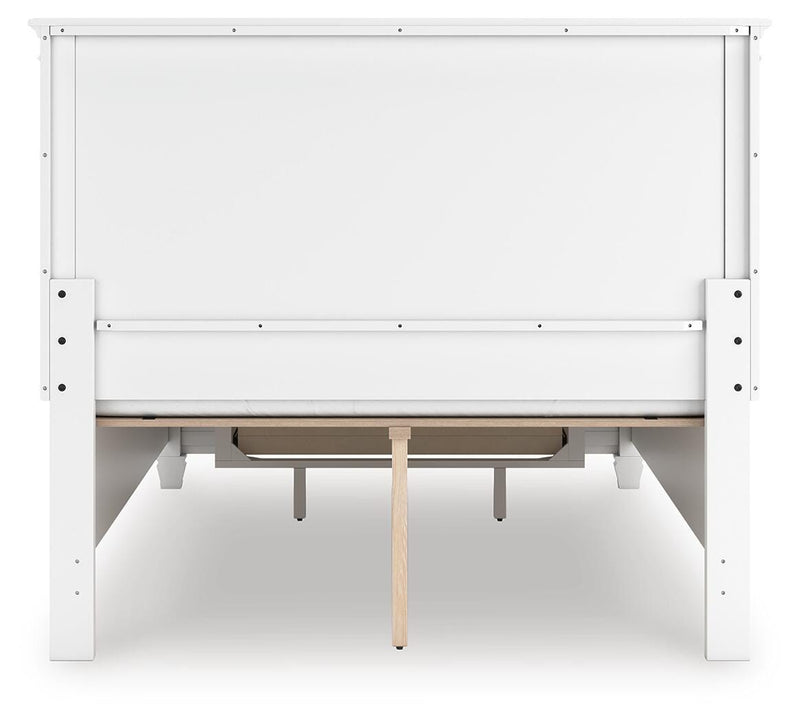 Fortman White Full Panel Storage Bed - B680B25