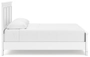 Fortman White King Panel Bed, Dresser and 2 Nightstands - B680B15