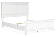 Fortman White Queen Panel Bed - Gate FurnitureQueen Bed