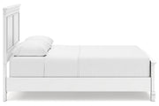 Fortman White Queen Panel Bed - Gate FurnitureQueen Bed