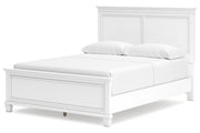 Fortman White Queen Panel Bed - Gate FurnitureQueen Bed