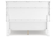 Fortman White Queen Panel Bed - Gate FurnitureQueen Bed