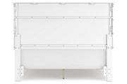 Fortman White Queen Panel Bed - Gate FurnitureQueen Bed