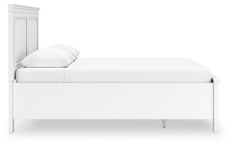 Fortman White Queen Panel Storage Bed - B680B20