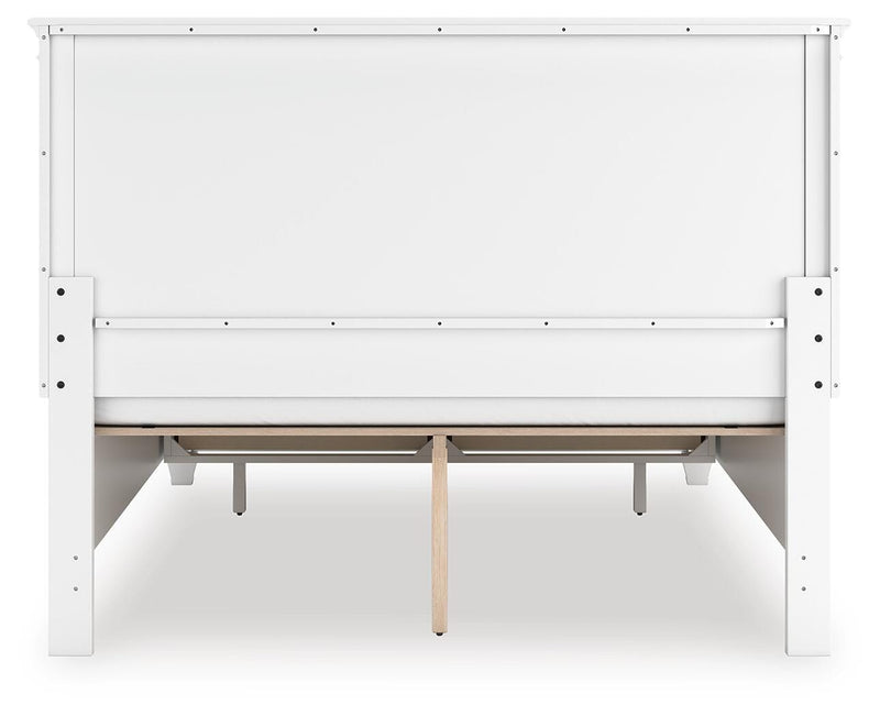 Fortman White Queen Panel Storage Bed - B680B20