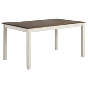 Fortress 7-piece Rectangular Dining Set Vintage Vanilla - 190721
