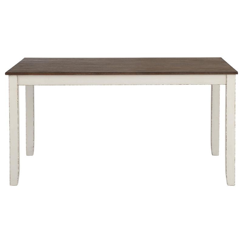 Fortress 7-piece Rectangular Dining Set Vintage Vanilla - 190721