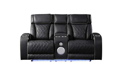 Fortuner Loveseat Black - Fortuner Loveseat Black