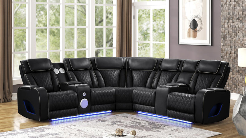 Fortuner Sectional Black - Fortuner Sectional Black