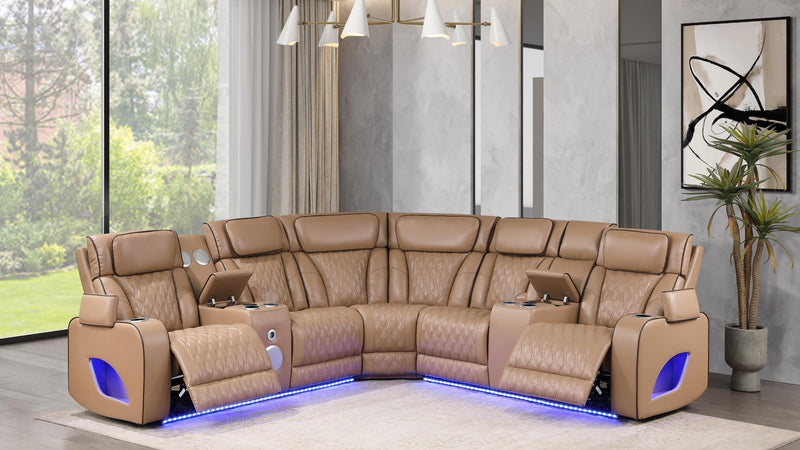 Fortuner Sectional Caramel - Fortuner Sectional Caramel