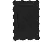 Foundry 24" W x 36" H Iron Frame Mirror in Black - 66007Black-M