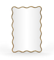 Foundry 24" W x 36" H Iron Frame Mirror in Gold - 66007Gold-M