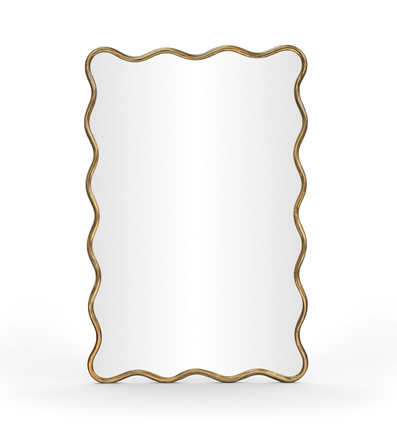Foundry 24" W x 36" H Iron Frame Mirror in Gold - 66007Gold-M