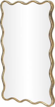 Foundry 24" W x 36" H Iron Frame Mirror in Gold - 66007Gold-M